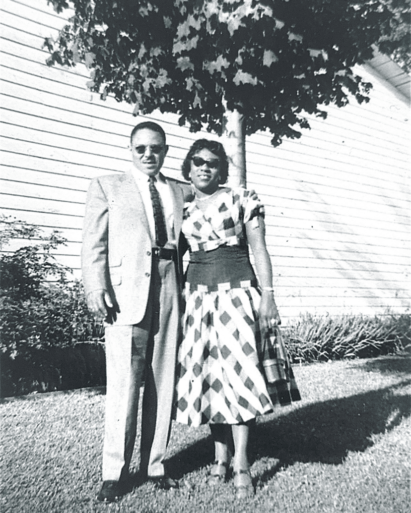 Ruth and George Brown, Christina Taylor's grandparents