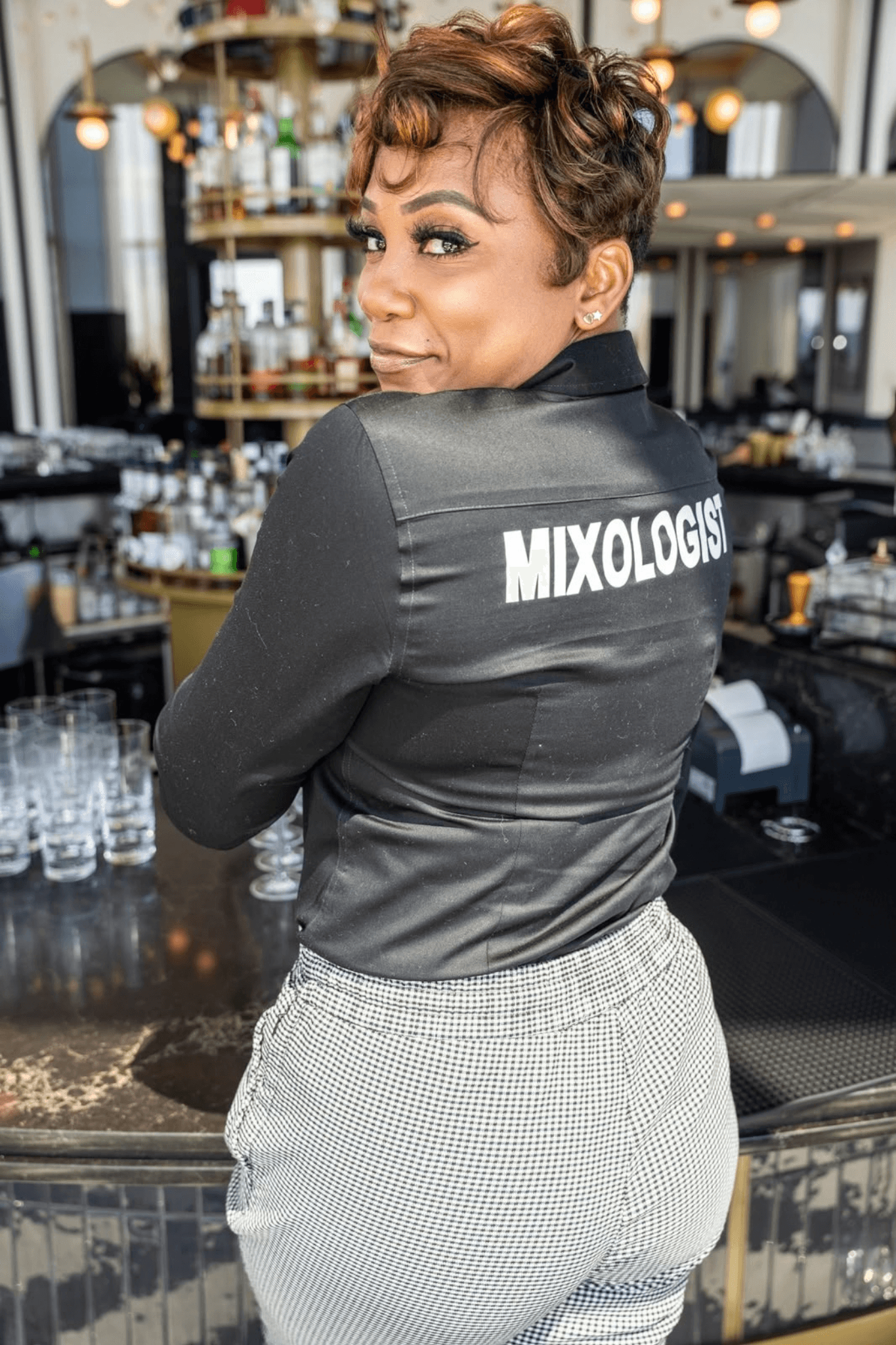 Professional mixologist Christina Taylor